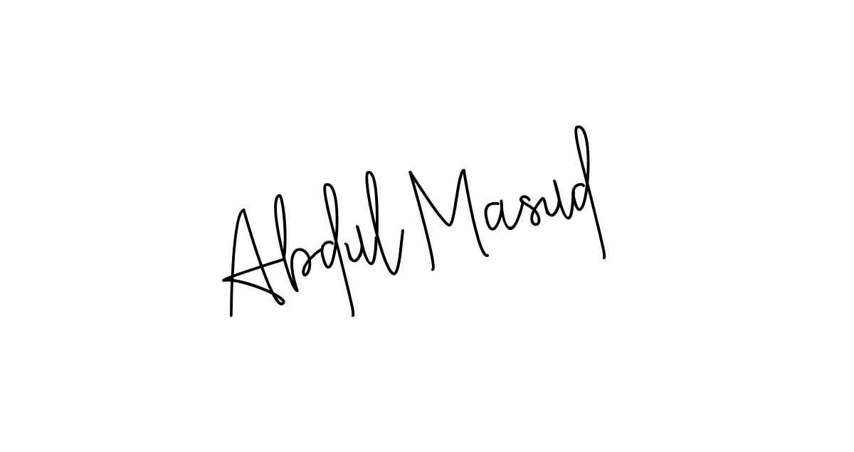 Abdul Masud name signatures